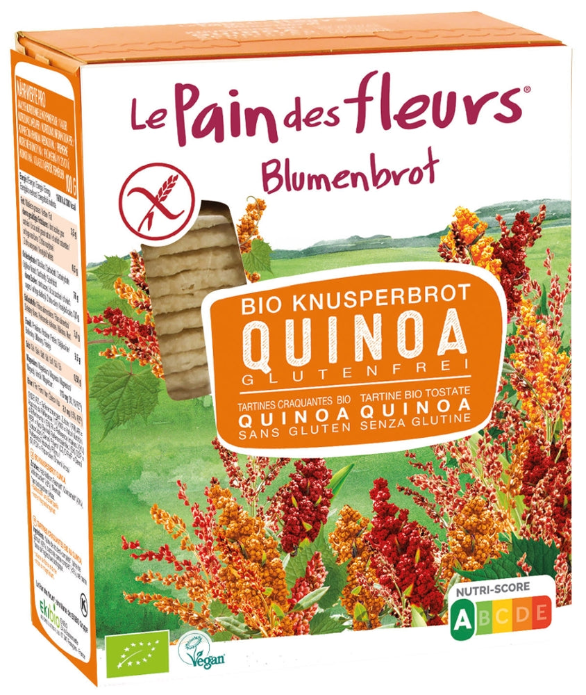 LE PAIN DES FLEURS- Blumenbrot-Quinoa-Glutenfrei-Vegan 