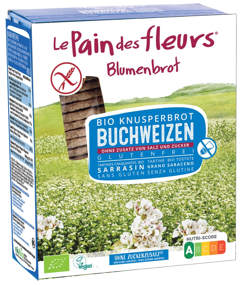 LE PAIN DES FLEURS-Blumenbrot Buchweizen-Glutenfrei-Vegan