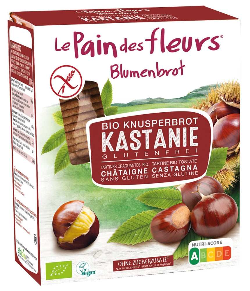 LE PAIN DES FLEURS-Blumenbrot-Kastanie-Glutenfrei-Vegan
