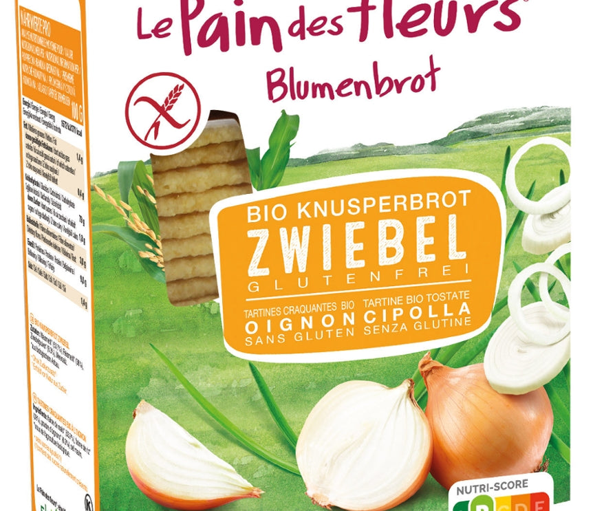 LE PAIN DES FLEURS-Blumenbrot Zwiebel-Glutenfrei-Vegan