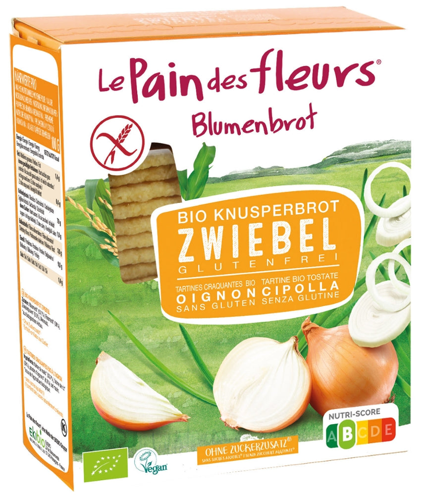LE PAIN DES FLEURS-Blumenbrot Zwiebel-Glutenfrei-Vegan