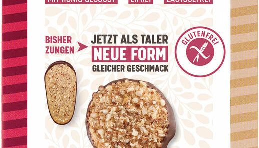 WERZ-Buchweizen-Mandel Taler-mit Schokolade-Glutenfrei-Eifrei-mit Honig gesüsst 