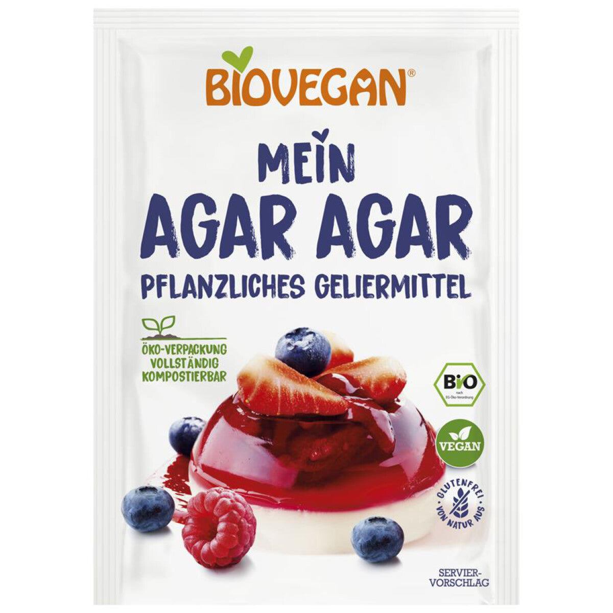 BIOVEGAN Agar Agar Gelierfix - 30 g