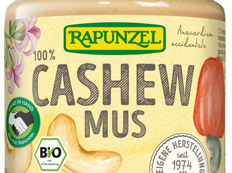 RAPUNZEL-Cashewmus-Glas-250g