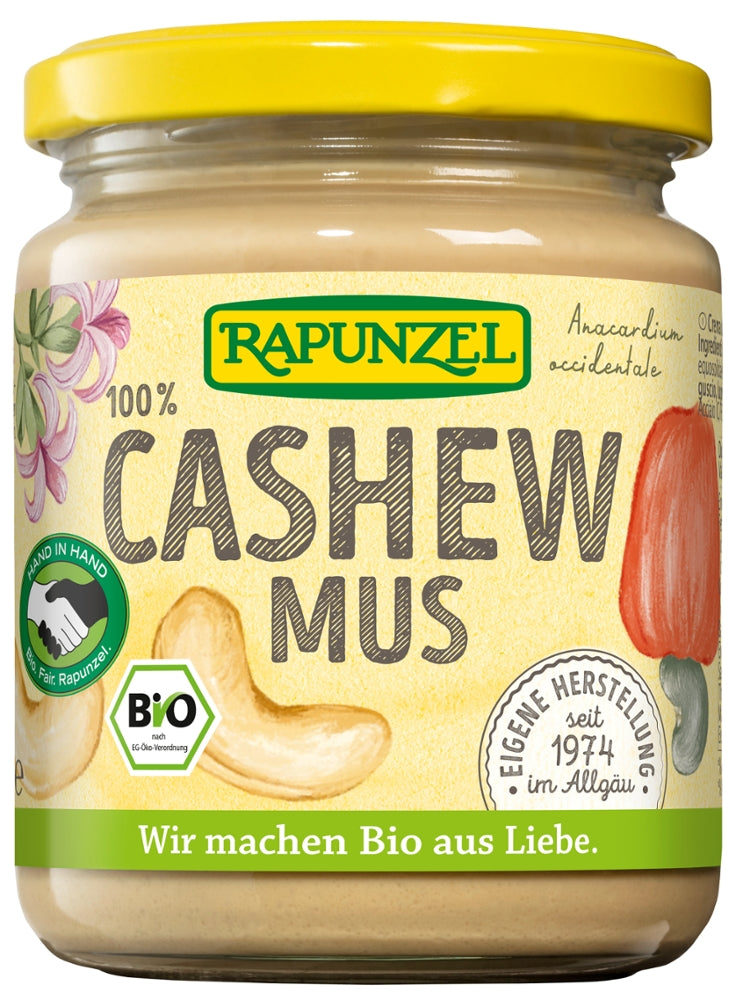 RAPUNZEL-Cashewmus-Glas-250g