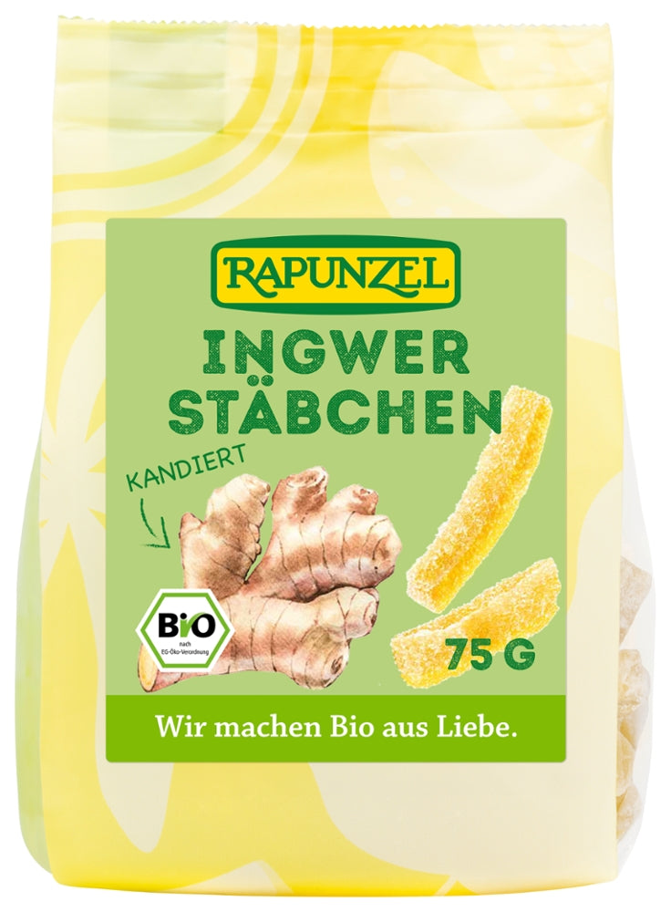 RAPUNZEL-Ingwerstäbchen-Kandiert-75g