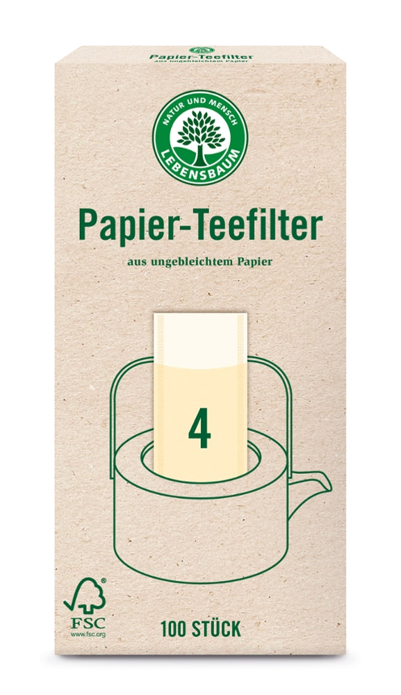 LEBENSBAUM-Papier-Teefilter-100 Stück