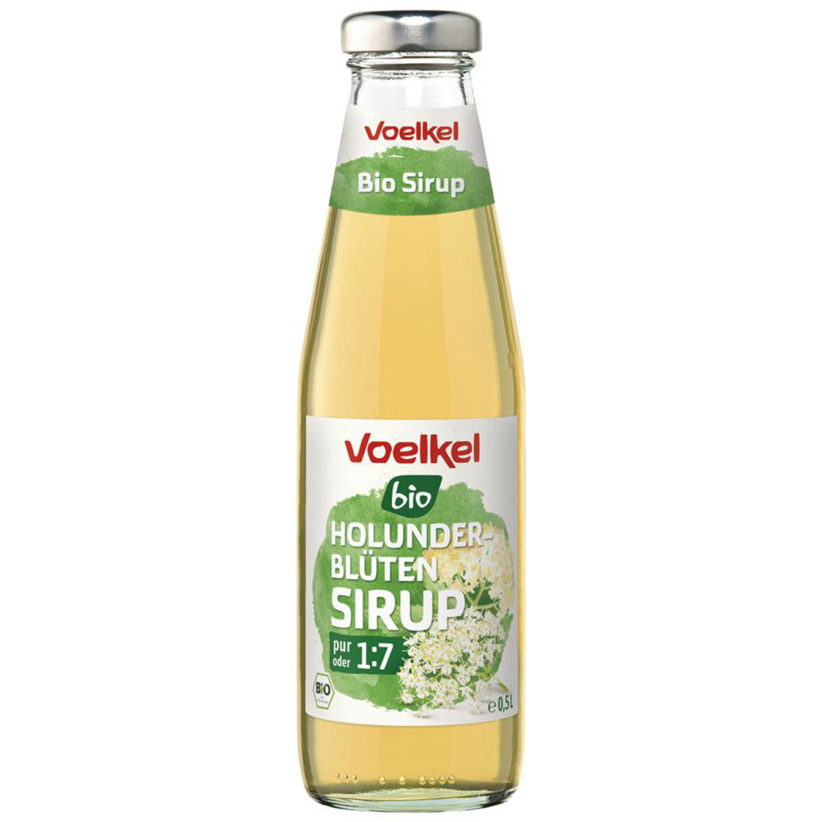 VOEKEL- Holunderblüten Sirup, 1:7, 0,5 l 