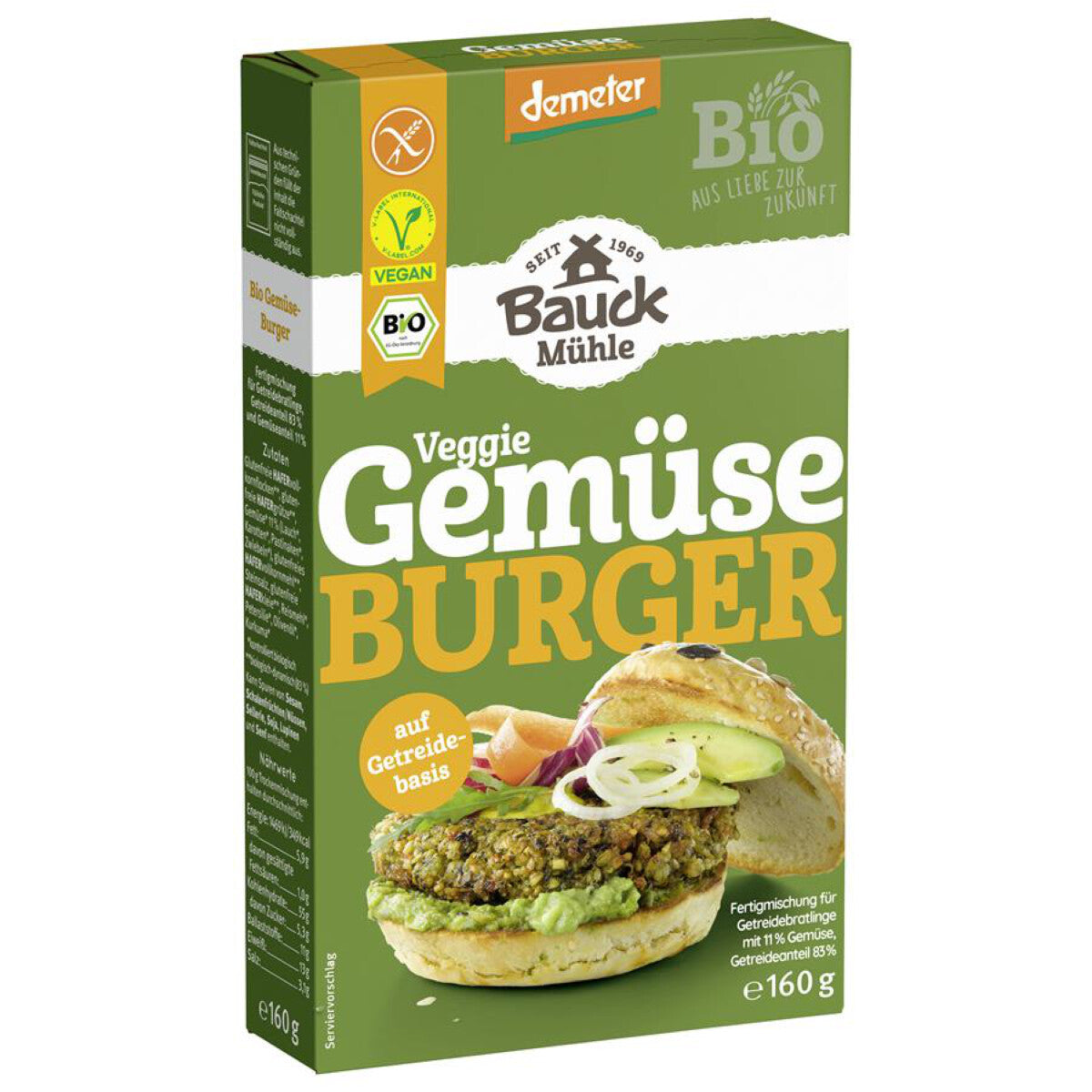 BAUCKHOF Gemüse Burger - 160 g