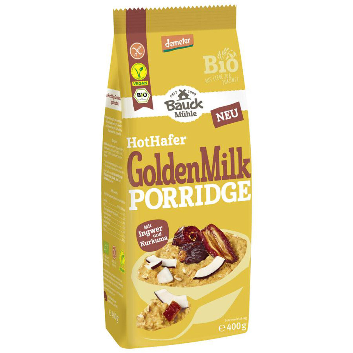 BAUCKMÜHLE-GoldenMilk Porridge-400g