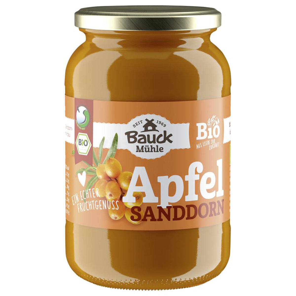 BAUCKHOF Apfel-Sanddornmus gesüßt - 360 g