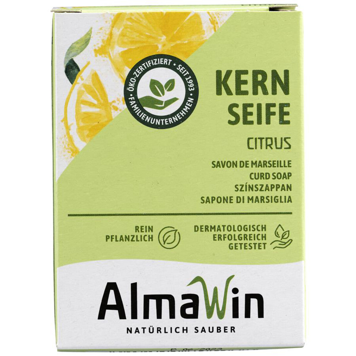 ALMAWIN Kernseife pflanzlich - 100 g
