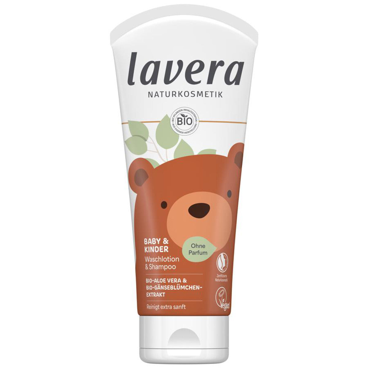 LAVERA-Baby und Kinder Waschlotion und Shampoo-ohne Parfüm-Vegan-200ml