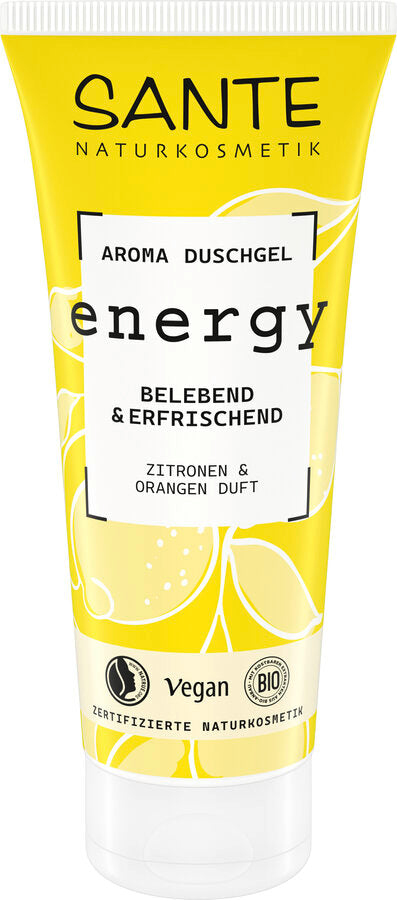 SANTE-energy-Belebend und Erfrischend-Zitronen und Orangen Duft-Vegan-200ml