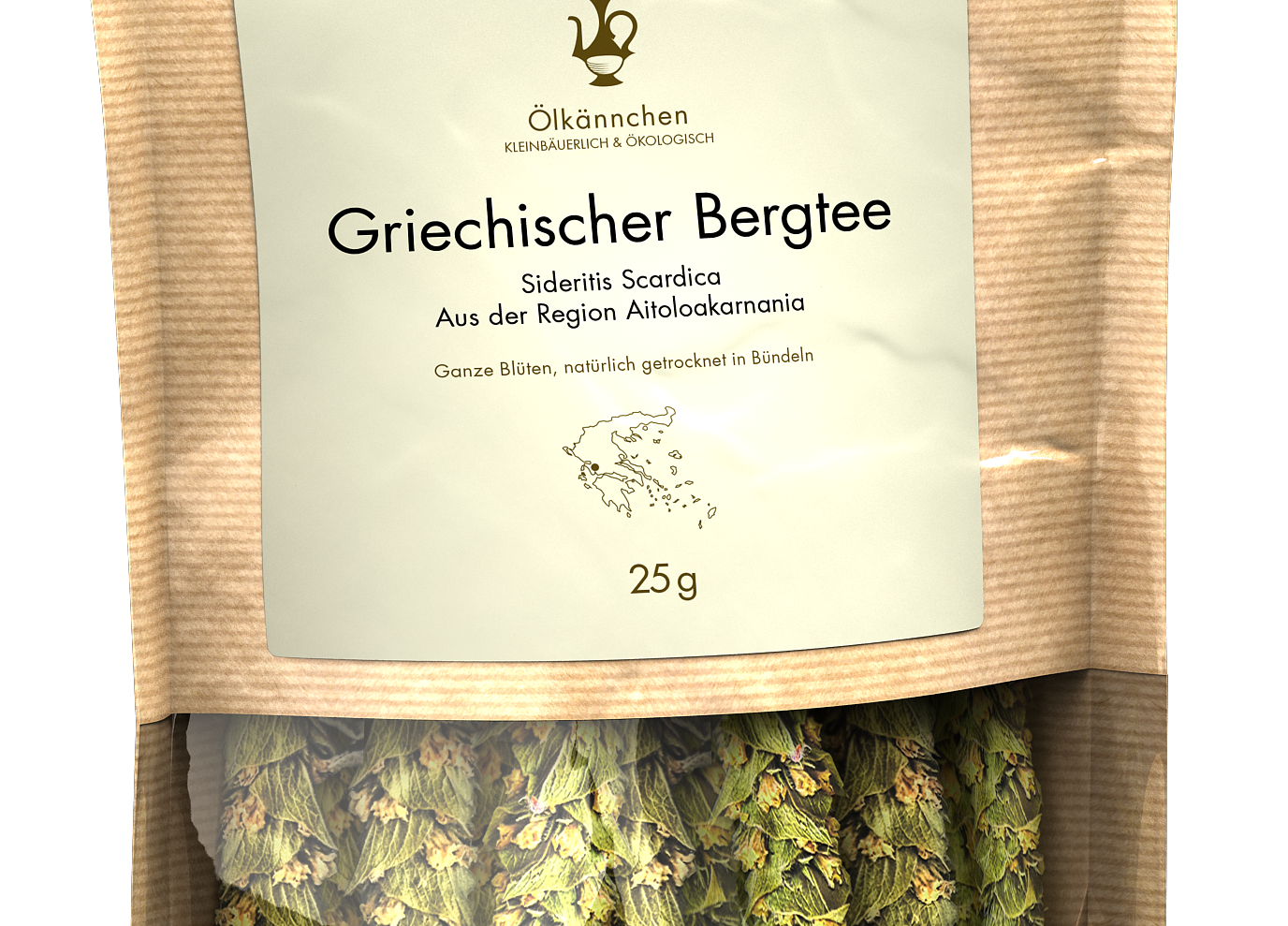 ÖLKÄNNCHEN - Griechischer Bergtee Sideritis Scardica - 25 g 