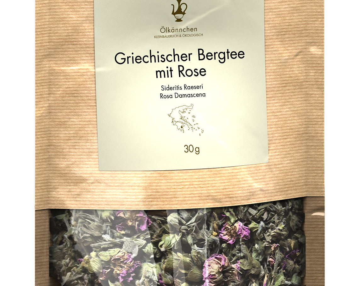 ÖLKÄNNCHEN Griechischer Bergtee mit Rose - 30 g 