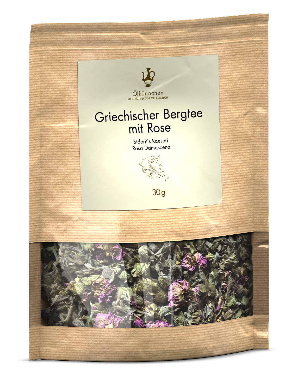 ÖLKÄNNCHEN Griechischer Bergtee mit Rose - 30 g 