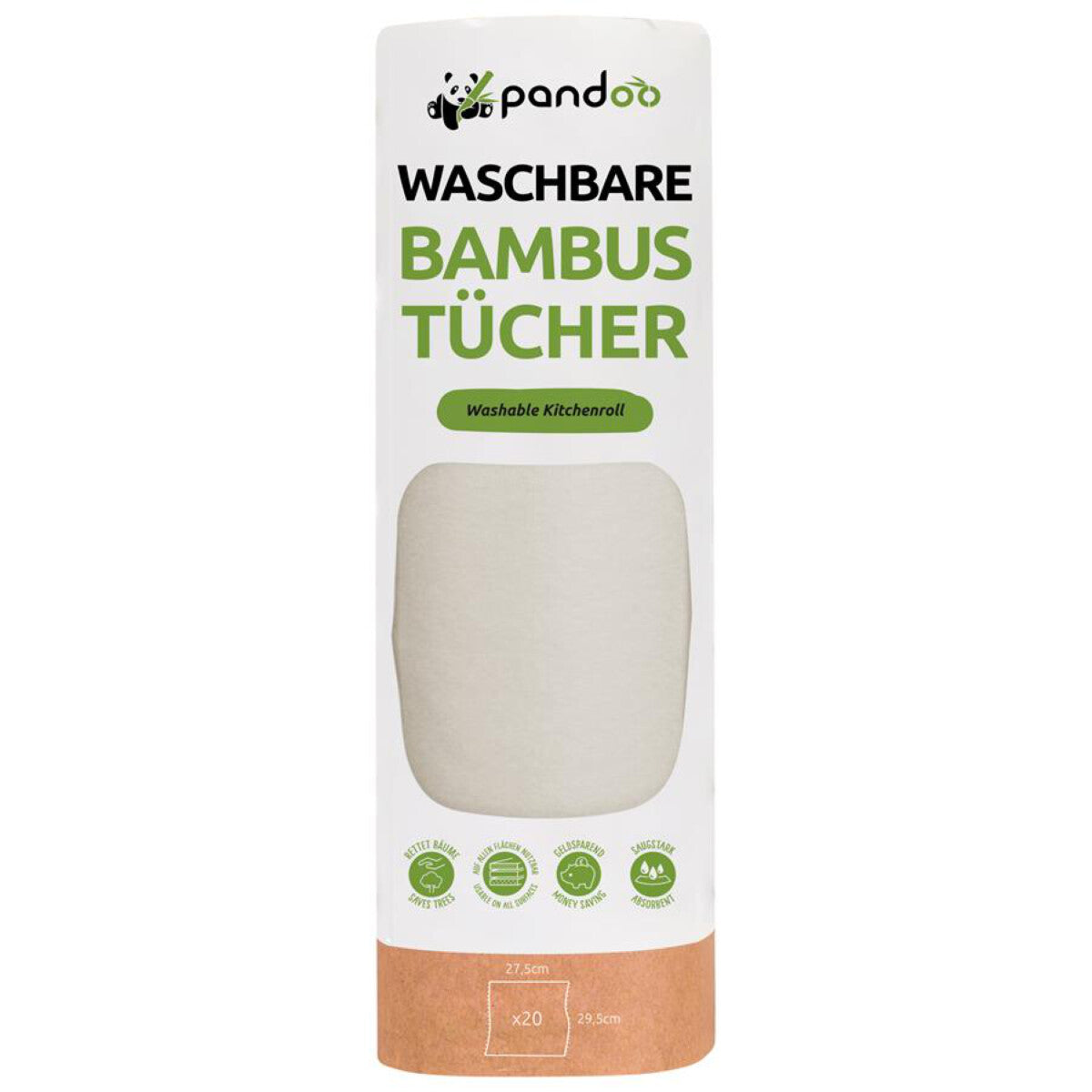 PANDOO Bambus Küchenrolle 1 Stk