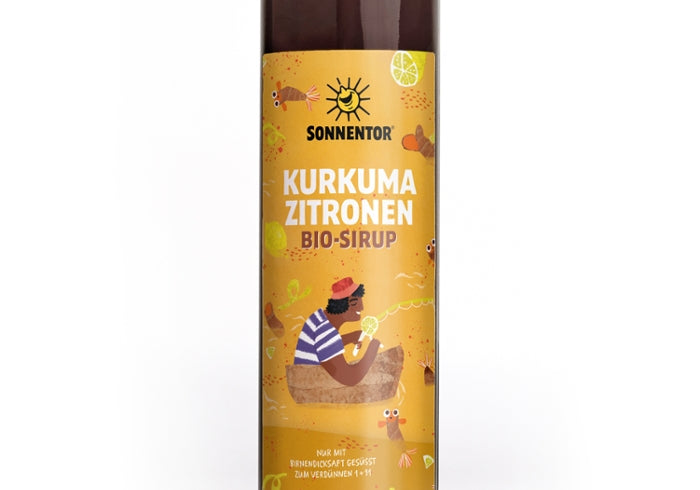 SONNENTOR-Kurkuma Zitronen Sirup-0,5l