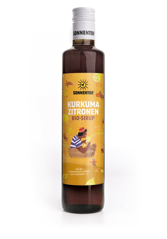 SONNENTOR-Kurkuma Zitronen Sirup-0,5l