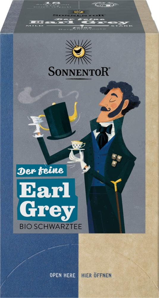 SONNENTOR-Earl Grey Schwarztee Beutel