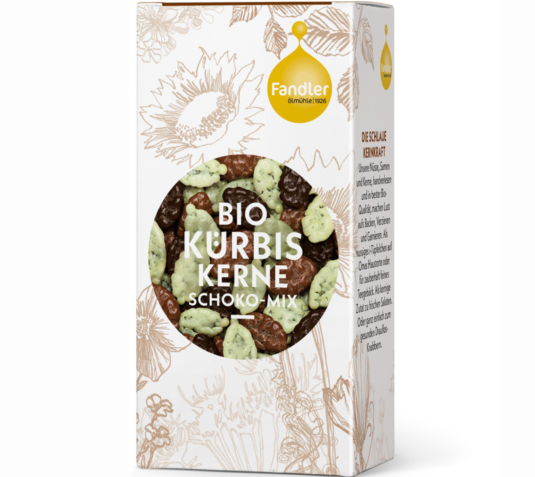 FANDLER Kürbiskern Schoko Mix - 180 g 