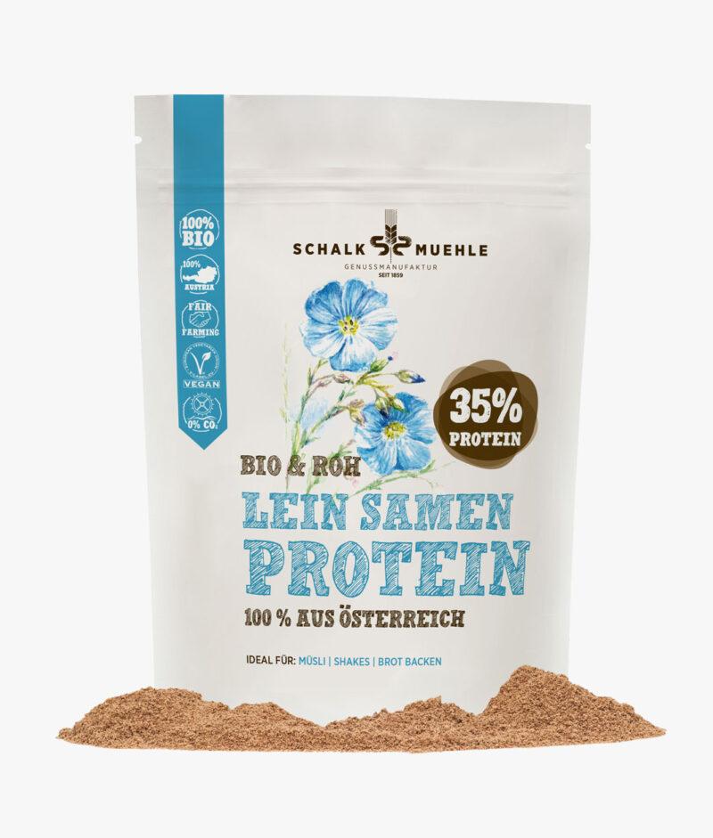 SCHALK MÜHLE Leinsamen Protein Pulver - 350 g