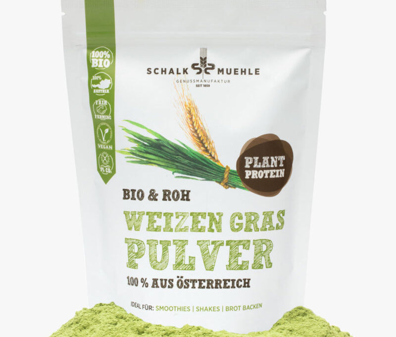 SCHALK MÜHLE Weizengras Pulver - 200 g
