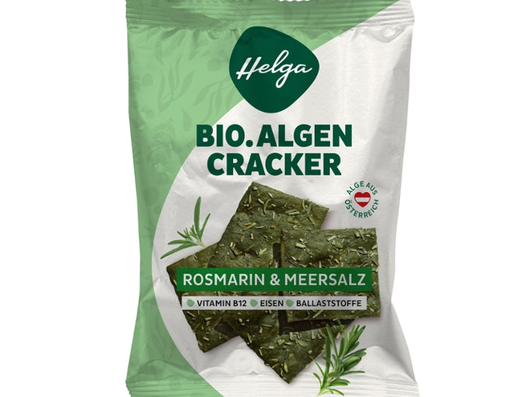 HELGA- Algen Cräcker Rosmarin & Meersalz- 45g