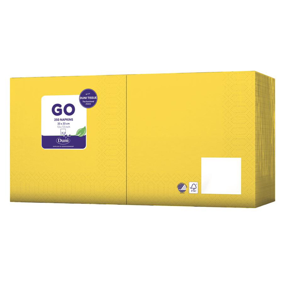 DUNI Servietten gelb - 250 Stk.