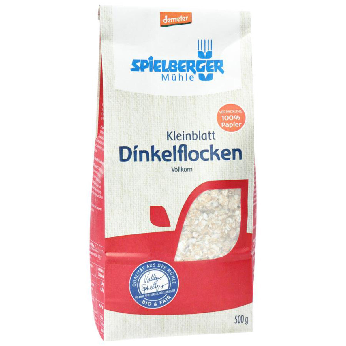 SPIELBERGER MÜHLE Dinkelflocken Kleinblatt - 500 g