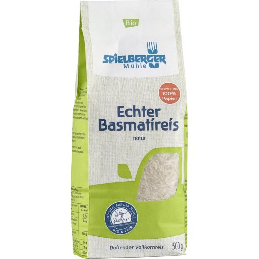SPIELBERGER MÜHLE Echter Basmatireis - 500 g 