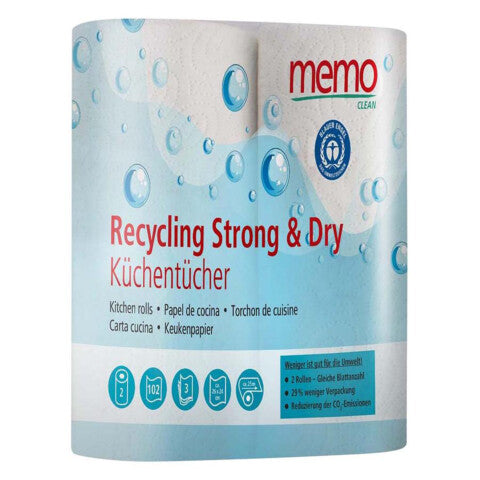 MEMO Küchenrollen Recycling - 2 Rollen