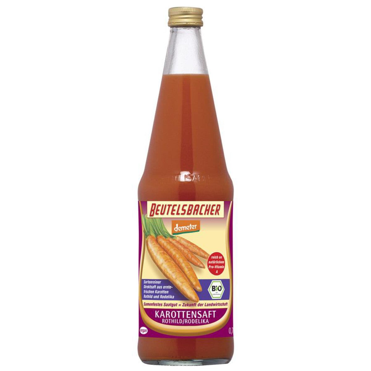 BEUTELSBACHER Karottensaft Rodelika - 700 ml 