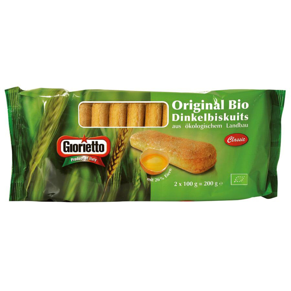 GIORIETTO Dinkel Biskuits classic - 200 g