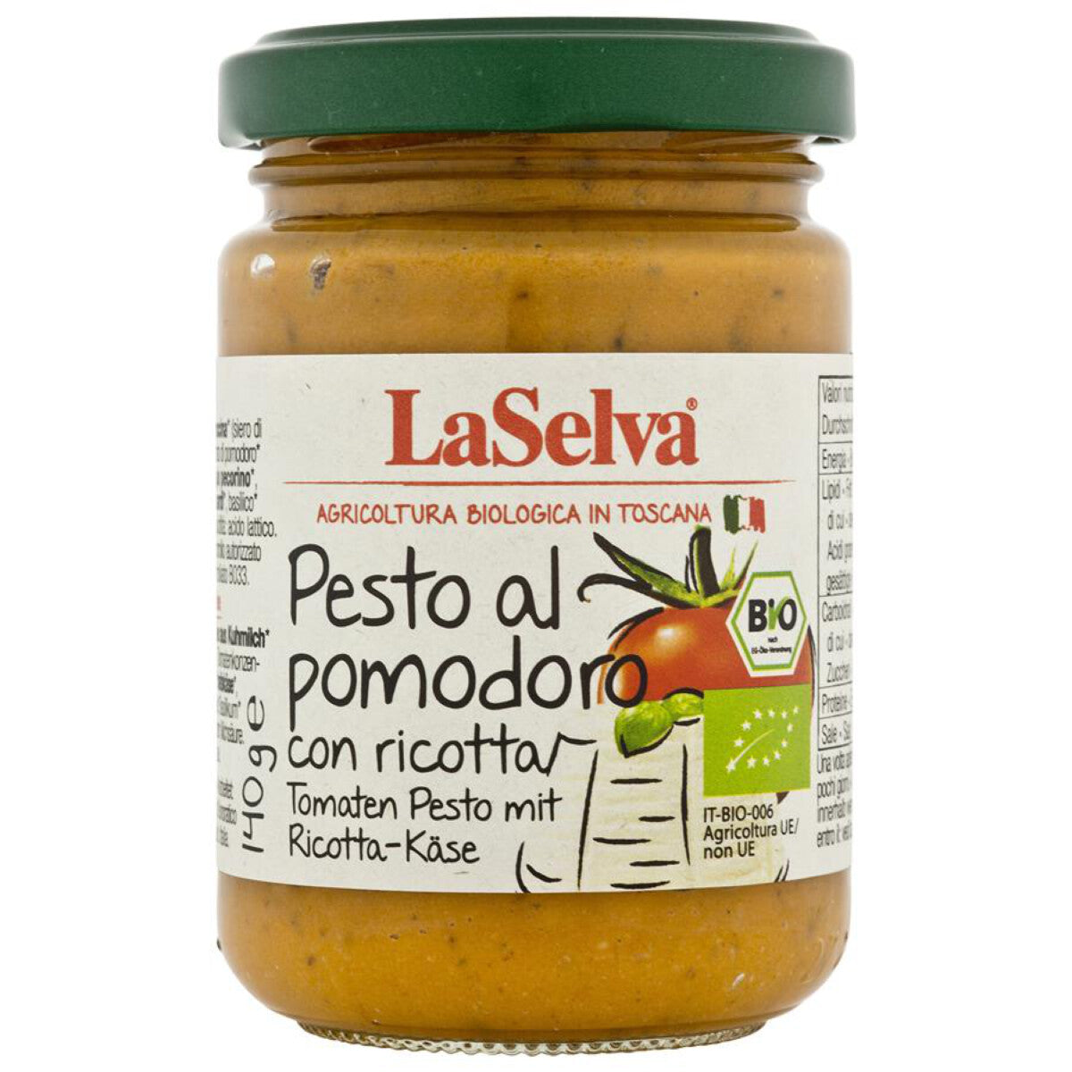 LA SELVA Pesto rosso con Ricotta - 130 g