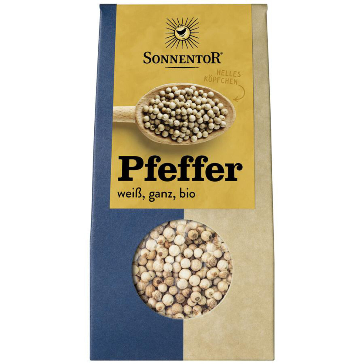 SONNENTOR Pfeffer weiß ganz - 35 g