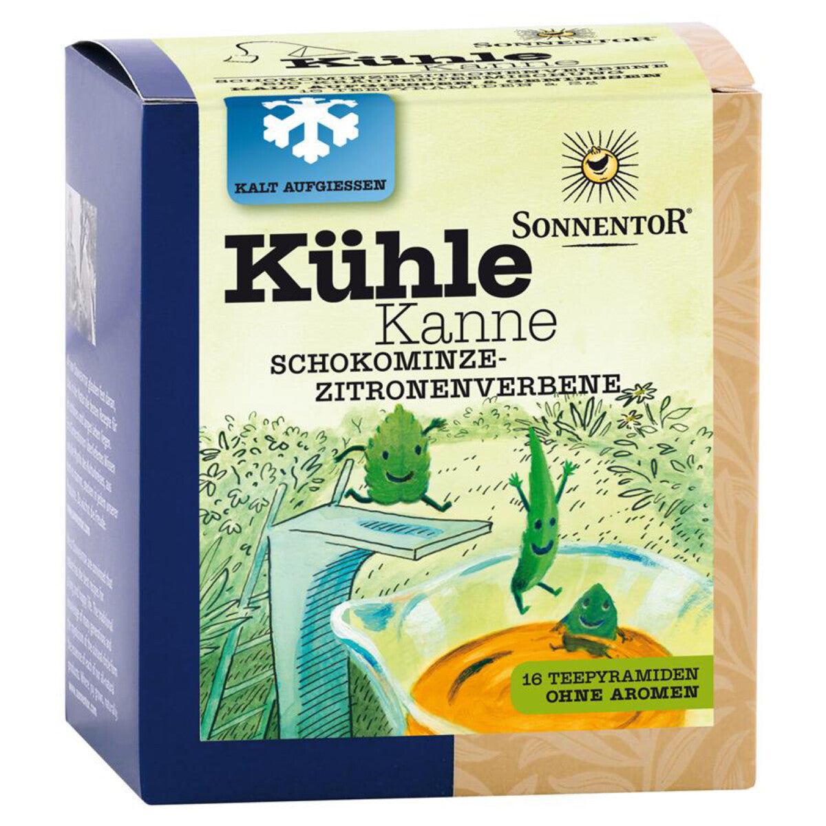 SONNENTOR Kühle Kanne Schokominze-Zitronenverbene - 16 Btl.