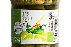 PFLÜGELMEIER PEPI´S Essiggurkerl piccolo - 370 ml