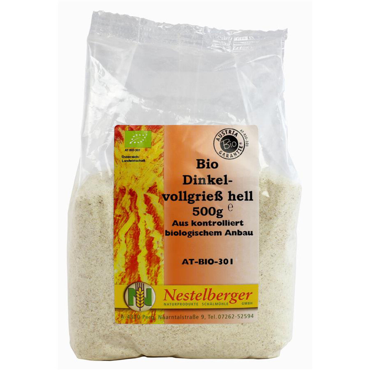 NESTELBERGER Dinkelvollgrieß hell - 500 g