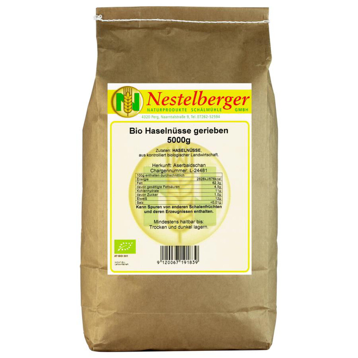 NESTELBERGER Haselnüsse gerieben - 5 kg
